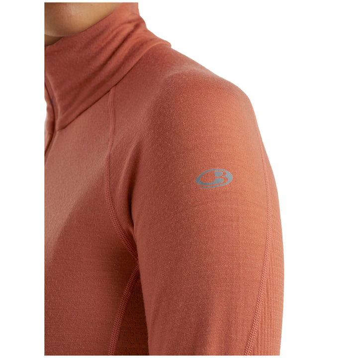 Icebreaker 260 Zone Long Sleeve Half Zip Top - Women's Clay