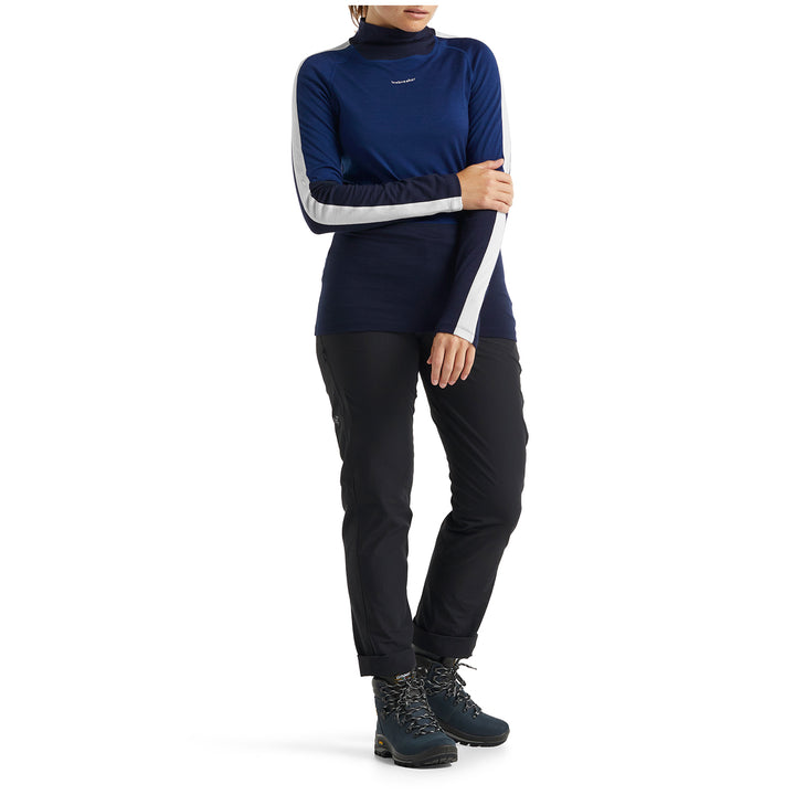 Icebreaker 200 Sonebula High Neck Top - Women's Midnight