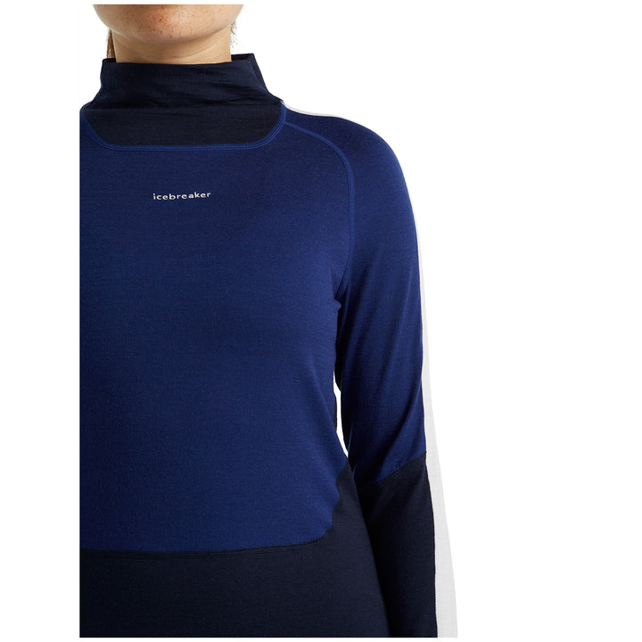 Icebreaker 200 Sonebula High Neck Top - Women's Midnight