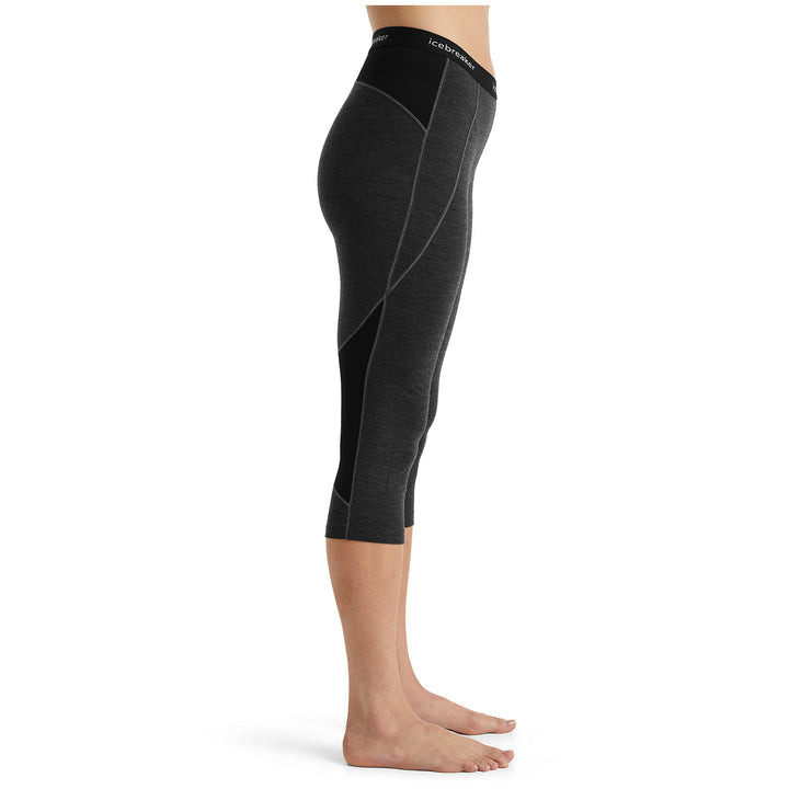 Icebreaker 260 Zone Legless Bottoms - Women's Jet Heather/Black