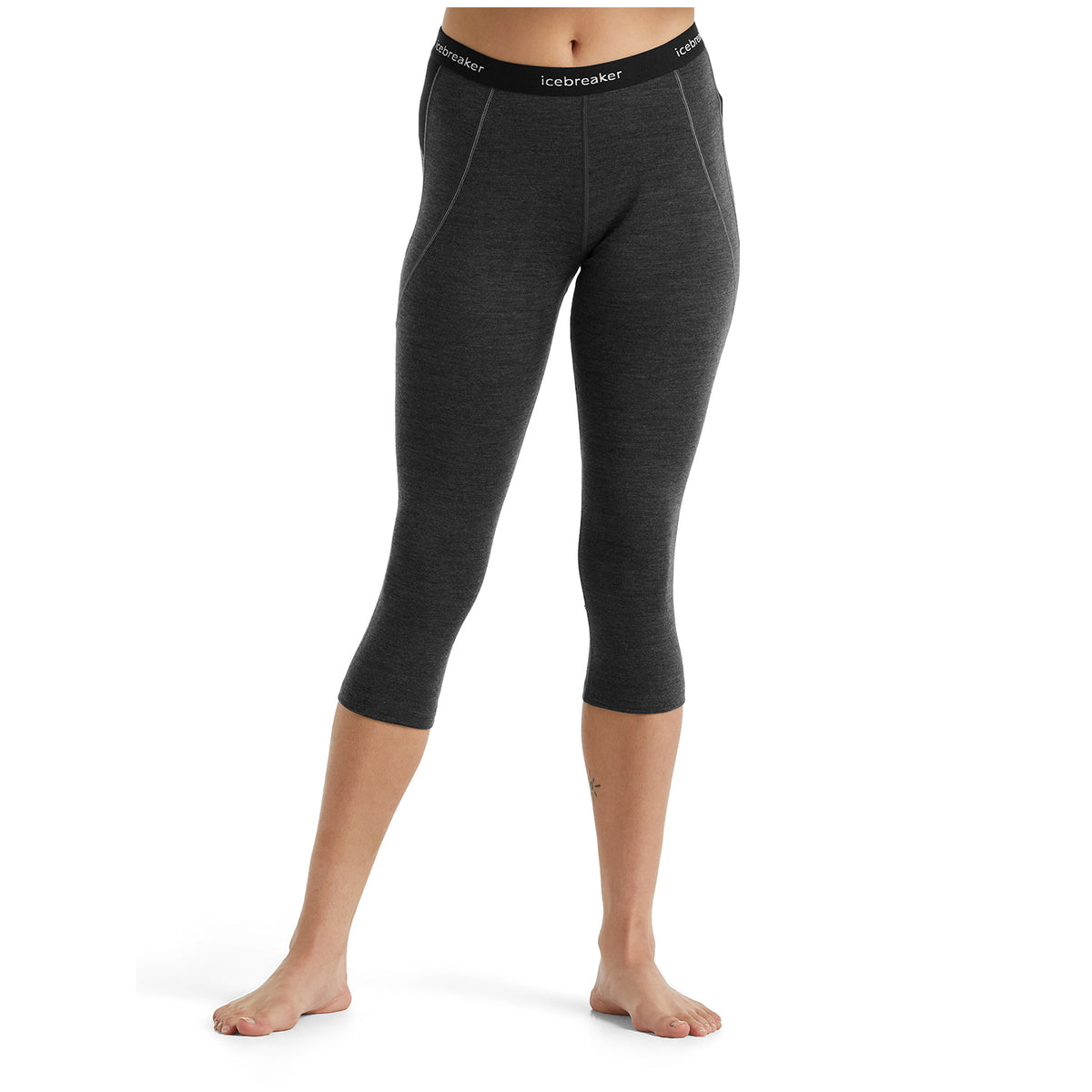 Icebreaker 260 Zone Legless Bottoms - Women's Jet Heather/Black