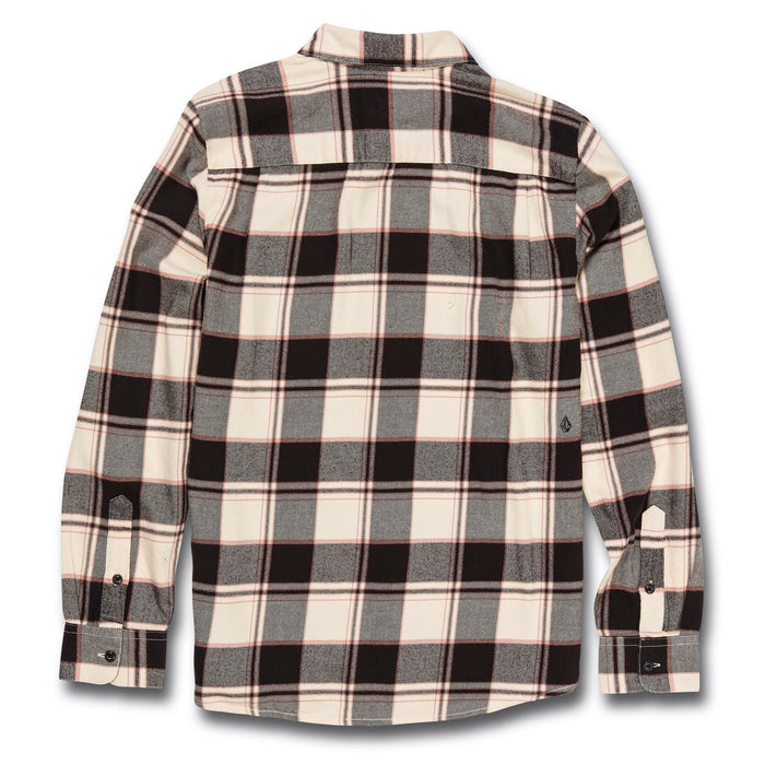Volcom Caden Plaid Long-Sleeve Shirt - Men's Bleached Sand