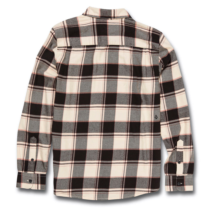 Volcom Caden Plaid Long-Sleeve Shirt - Men's Bleached Sand