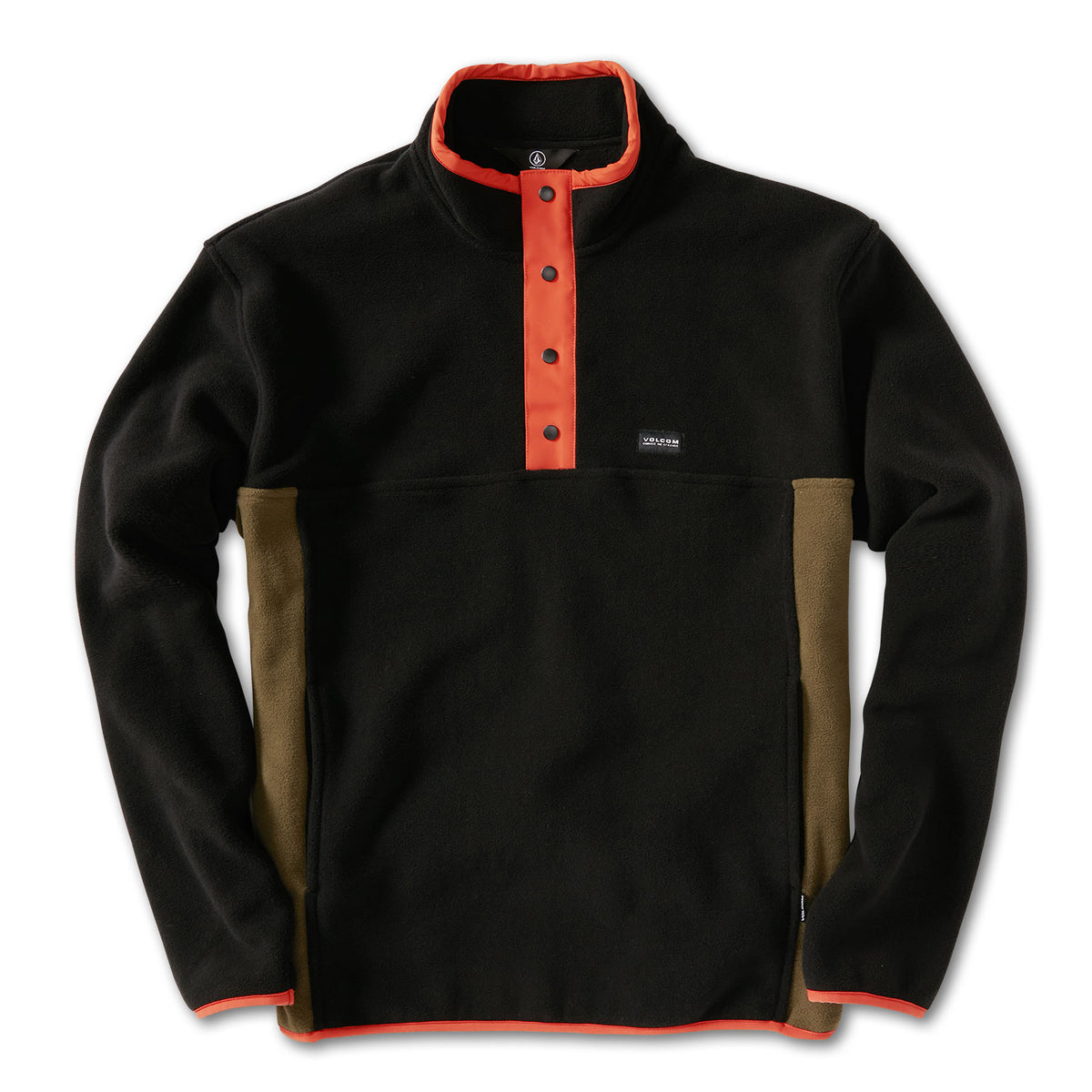 Volcom Error92 Mock Neck Sweatshirt - Men's Black