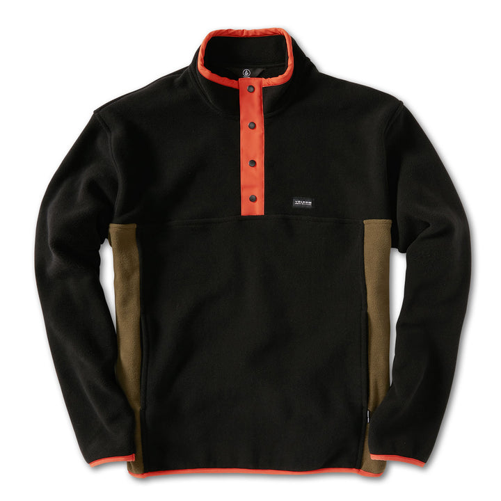 Volcom Error92 Mock Neck Sweatshirt - Men's Black