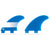 Roam Side Bite FCS Fin Set Blue