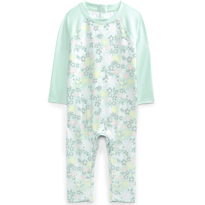 The North Face Sun Onepiece - Infants' Misty Jade Flower Garden Print