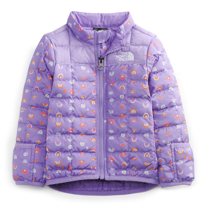 The North Face ThermoBall™ Eco Jacket - Infants' Pop Purple Rainbows End Print