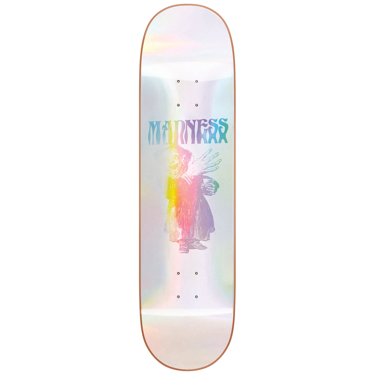 Madness Back Hand Popsicle R7 Holographic 8.375 Skateboard Deck