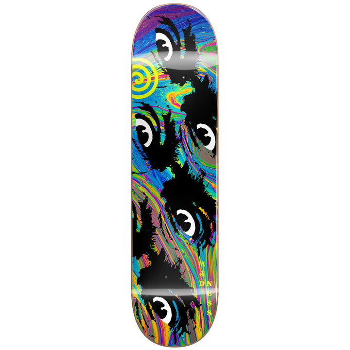 Madness Side Eye R7 Neon Multi 8.5 Skateboard Deck