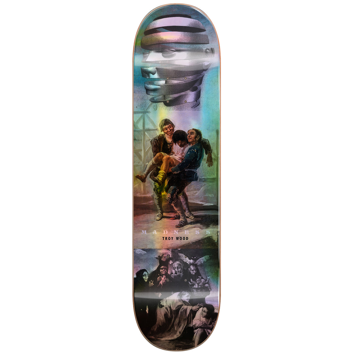 Madness Trey Blackout R7 Holographic 8.25 Skateboard Deck
