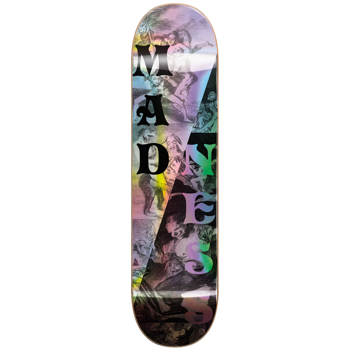 Madness Split Overlap R7 Holographic 8.0 Skateboard Deck