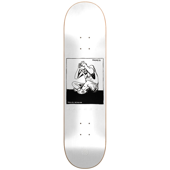 Madness Stressed Popsicle R7 White 8.375 Skateboard Deck