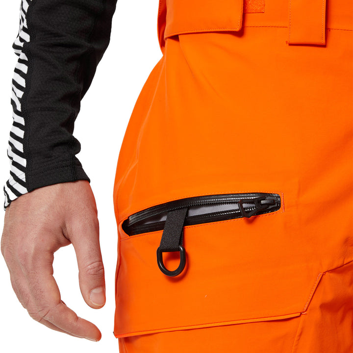 Helly Hansen SOGN Bib Shell Overalls Bright Orange
