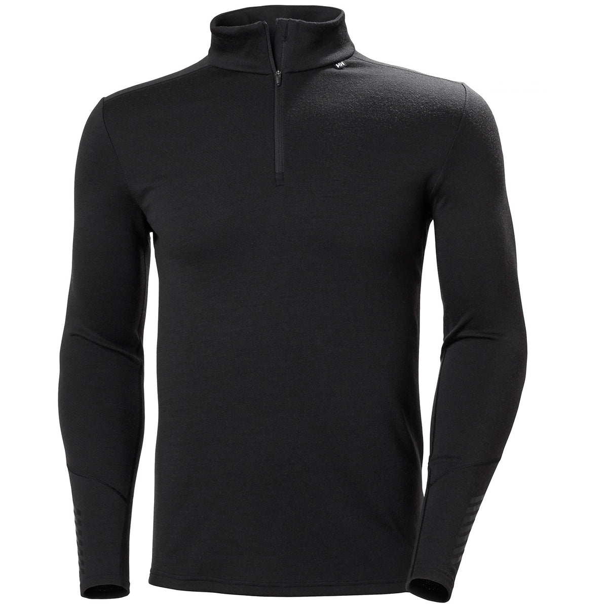 Helly Hansen Lifa Merino Midweight 1/2 Zip Baselayer Top - Men's Black