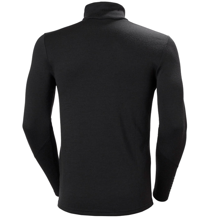 Helly Hansen Lifa Merino Midweight 1/2 Zip Baselayer Top - Men's Black
