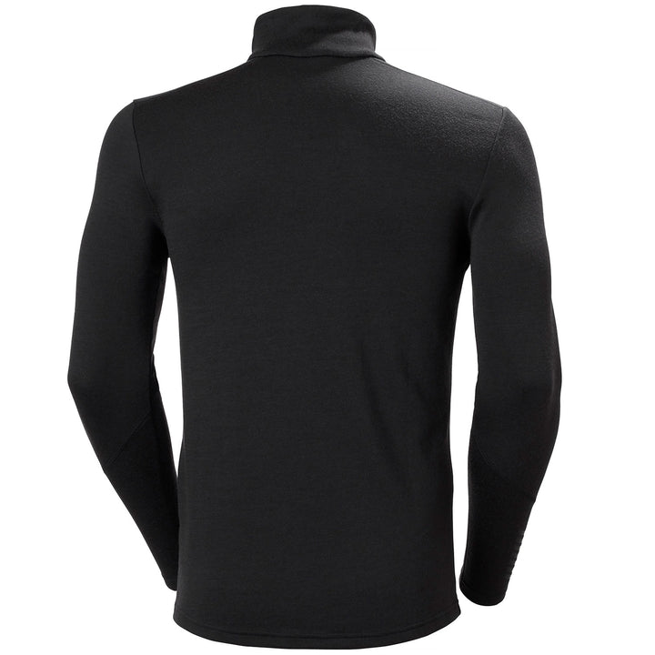Helly Hansen Lifa Merino Midweight 1/2 Zip Baselayer Top - Men's Black