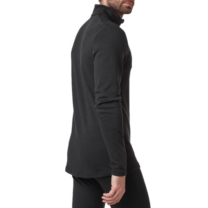 Helly Hansen Lifa Merino Midweight 1/2 Zip Baselayer Top - Men's Black