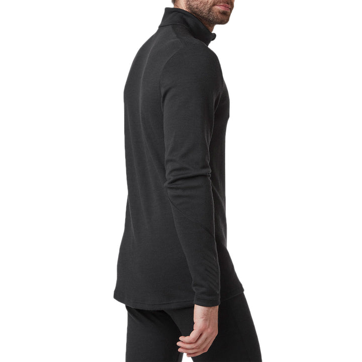 Helly Hansen Lifa Merino Midweight 1/2 Zip Baselayer Top - Men's Black