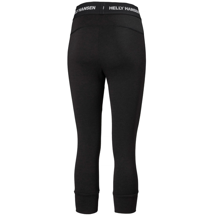 Helly Hansen Lifa Merino Midweight 3/4 Baselayer Pants - Women's Black