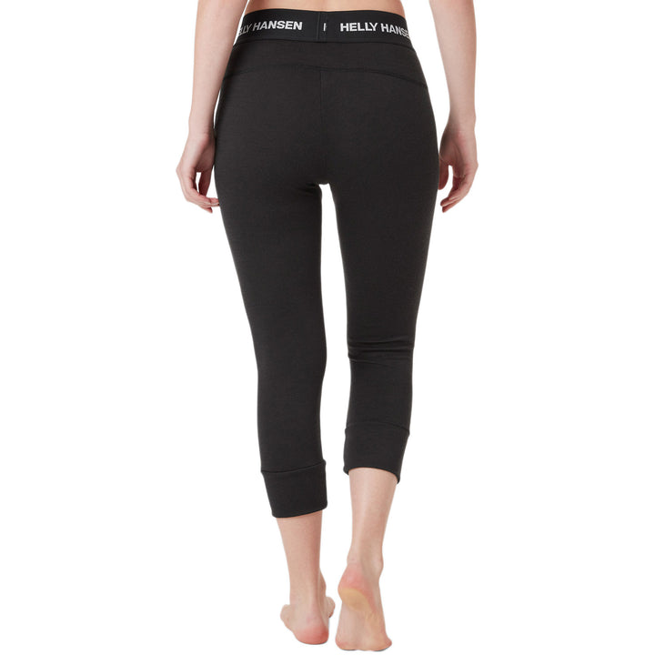 Helly Hansen Lifa Merino Midweight 3/4 Baselayer Pants - Women's Black