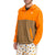 The North Face Cyclone Anorak - Men's Utility Brown/Light Exuberance Orange