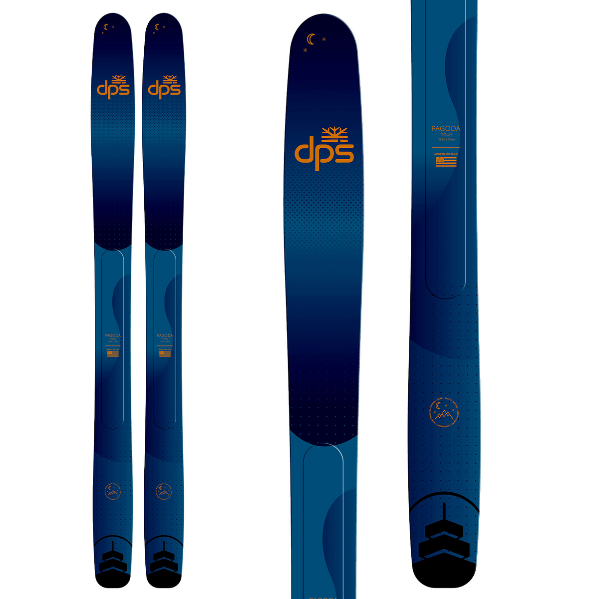 DPS Pagoda Tour 112 RP Midnight Rider Special Edition Skis 2022
