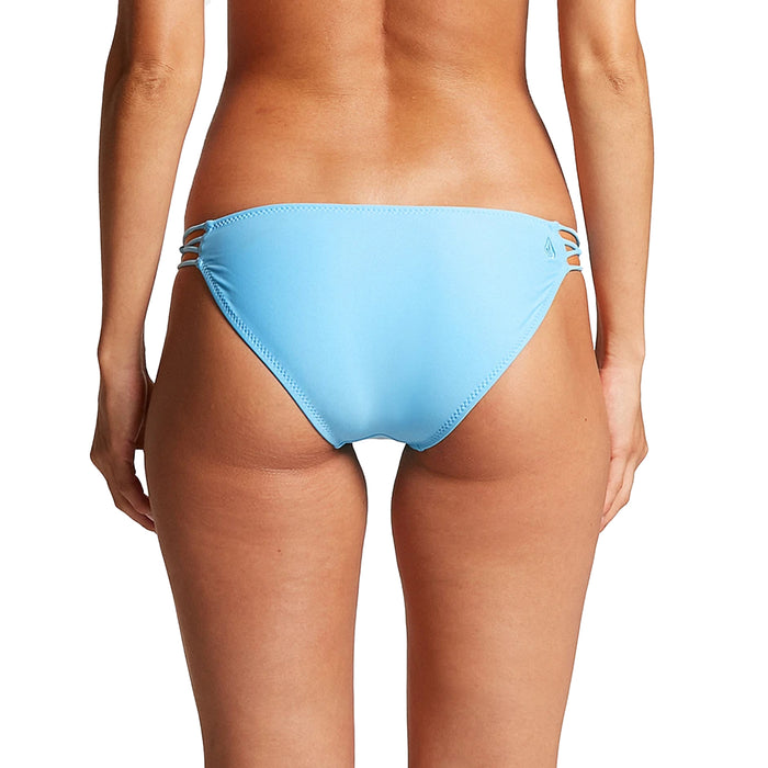 Volcom Simply Solid Full Bikini Bottoms - Women's Coastal Blue