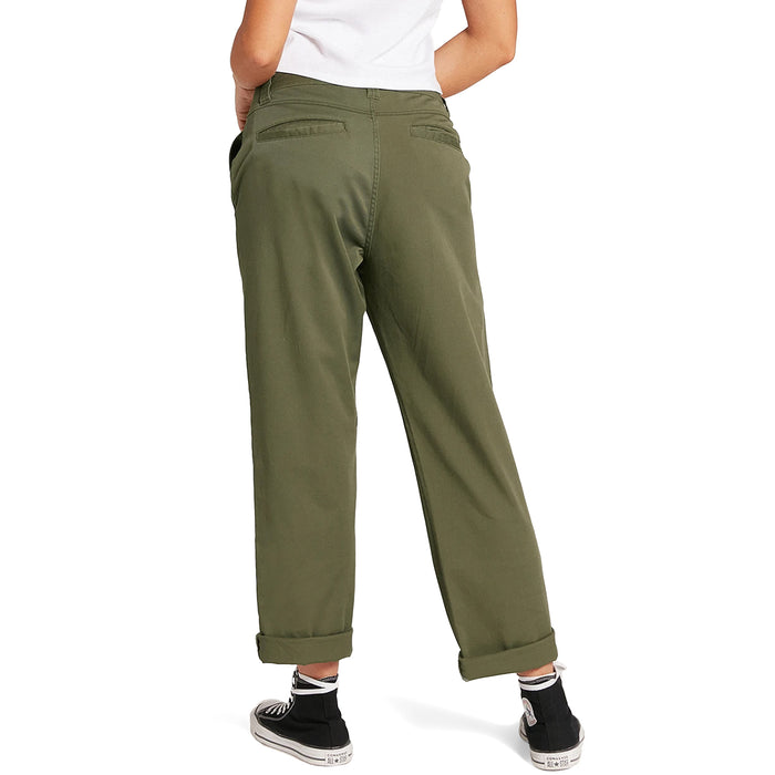 Volcom Frochickie Boyfriend Pants - Women's Army Green Combo
