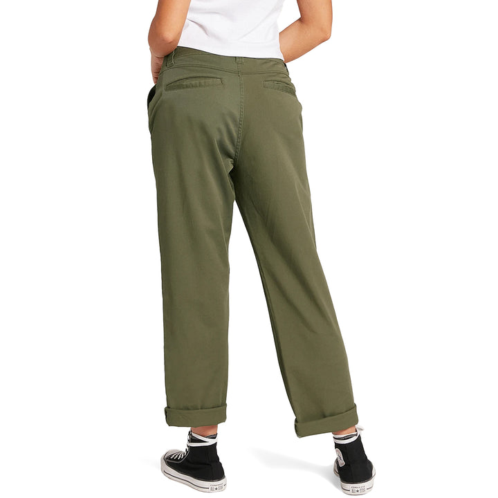 Volcom Frochickie Boyfriend Pants - Women's Army Green Combo