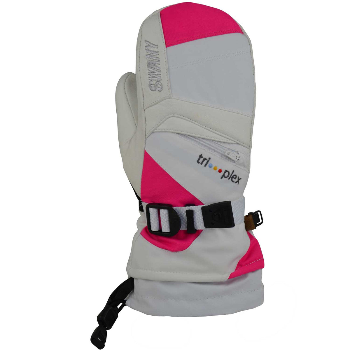 Swany X-Change Mittens - Kids' White/Magenta