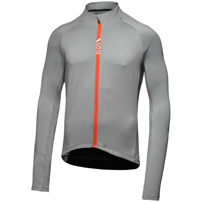 GORE Wear C5 Thermo Jersey Lab Gray/Fireball