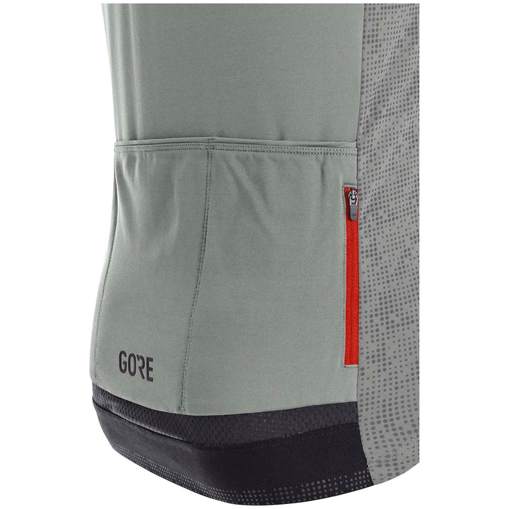GORE Wear C5 Thermo Jersey Lab Gray/Fireball