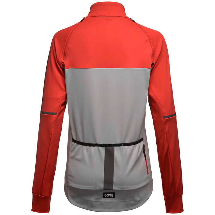 GORE Wear Phantom Jacket - Women's Lab Gray/Fireball