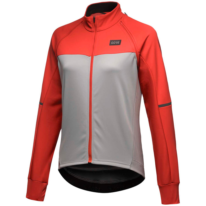 GORE Wear Phantom Jacket - Women's Lab Gray/Fireball