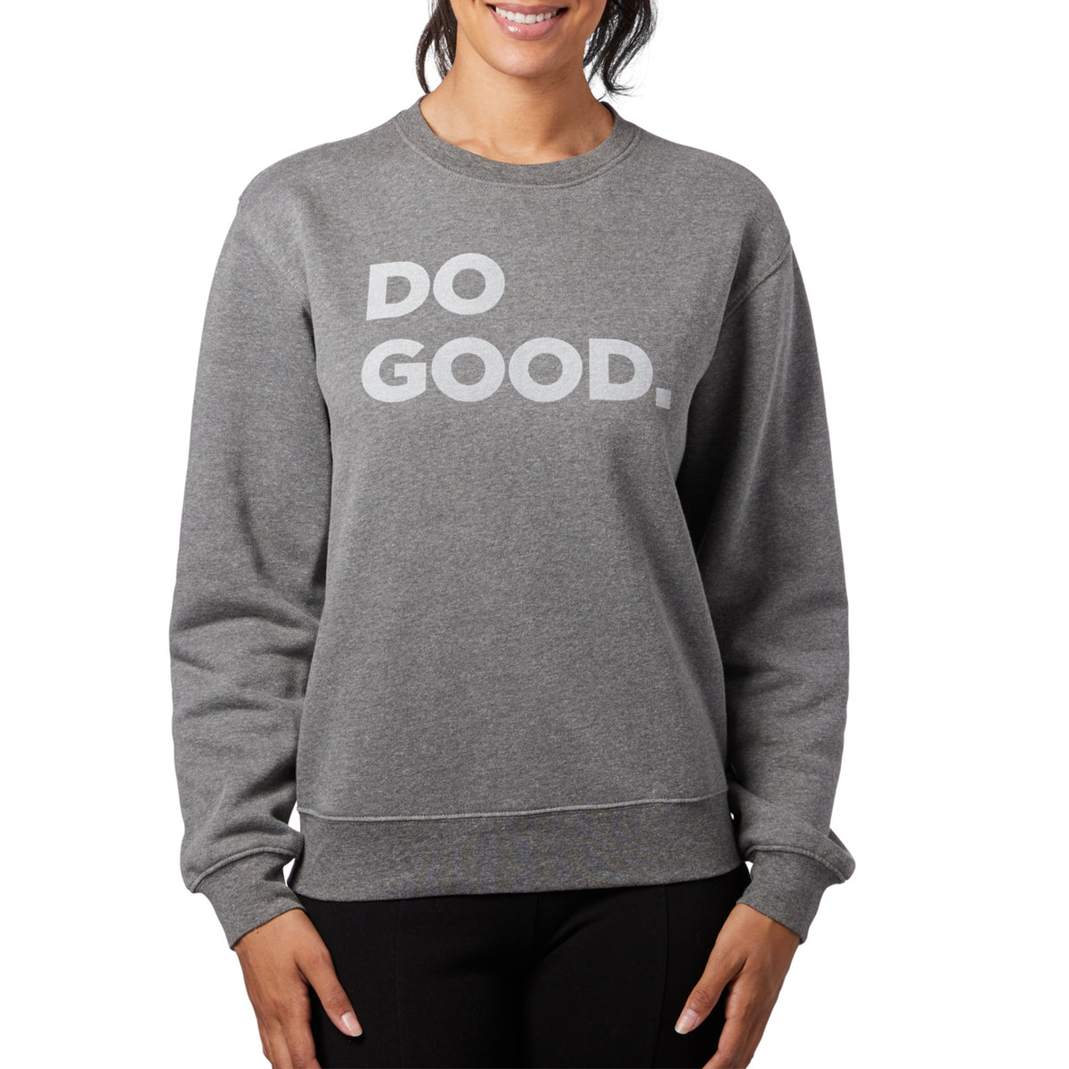 Cotopaxi Do Good Crew Sweatshirt - Women's Heather Grey