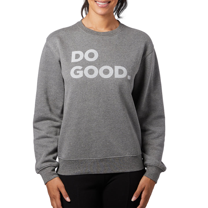 Cotopaxi Do Good Crew Sweatshirt - Women's Heather Grey