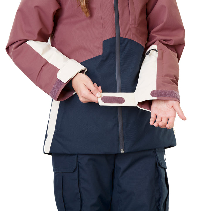 Picture Organic Naika Jacket - Girls' Rose Taupe/Dark Blue