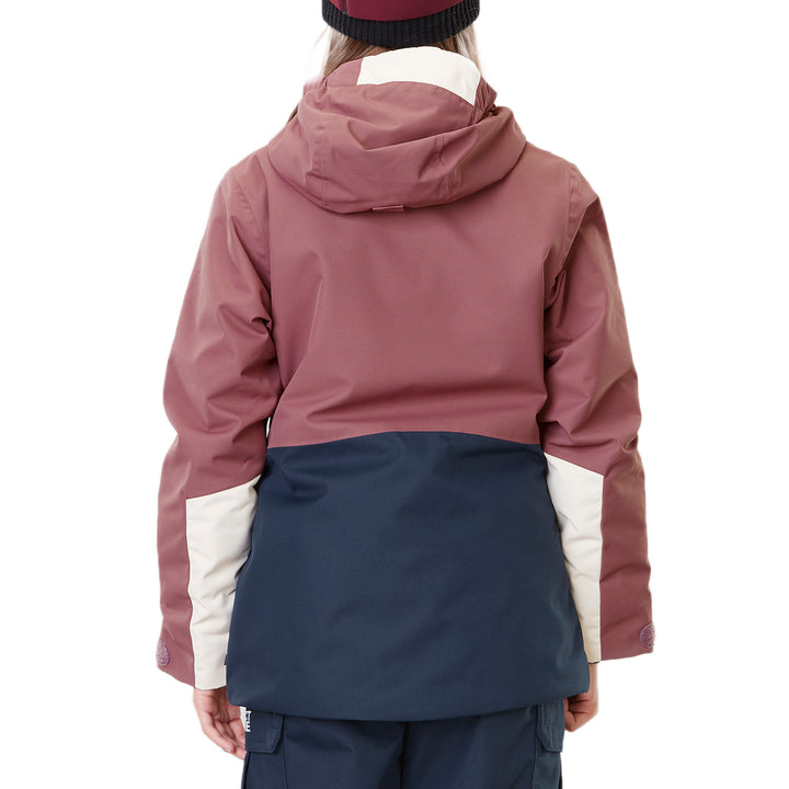 Picture Organic Naika Jacket - Girls' Rose Taupe/Dark Blue