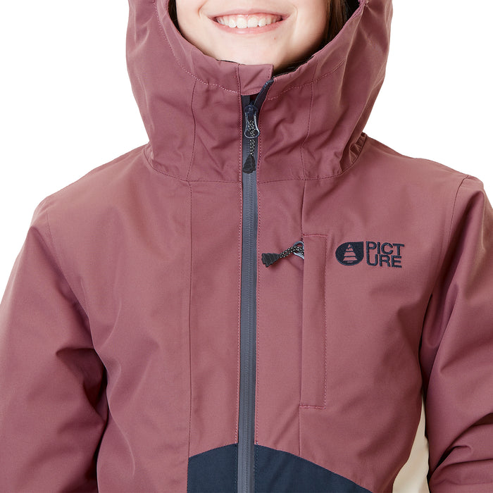 Picture Organic Naika Jacket - Girls' Rose Taupe/Dark Blue