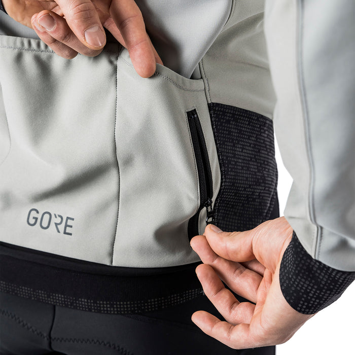 GORE Wear C5 Thermo Jersey Lab Gray/Fireball