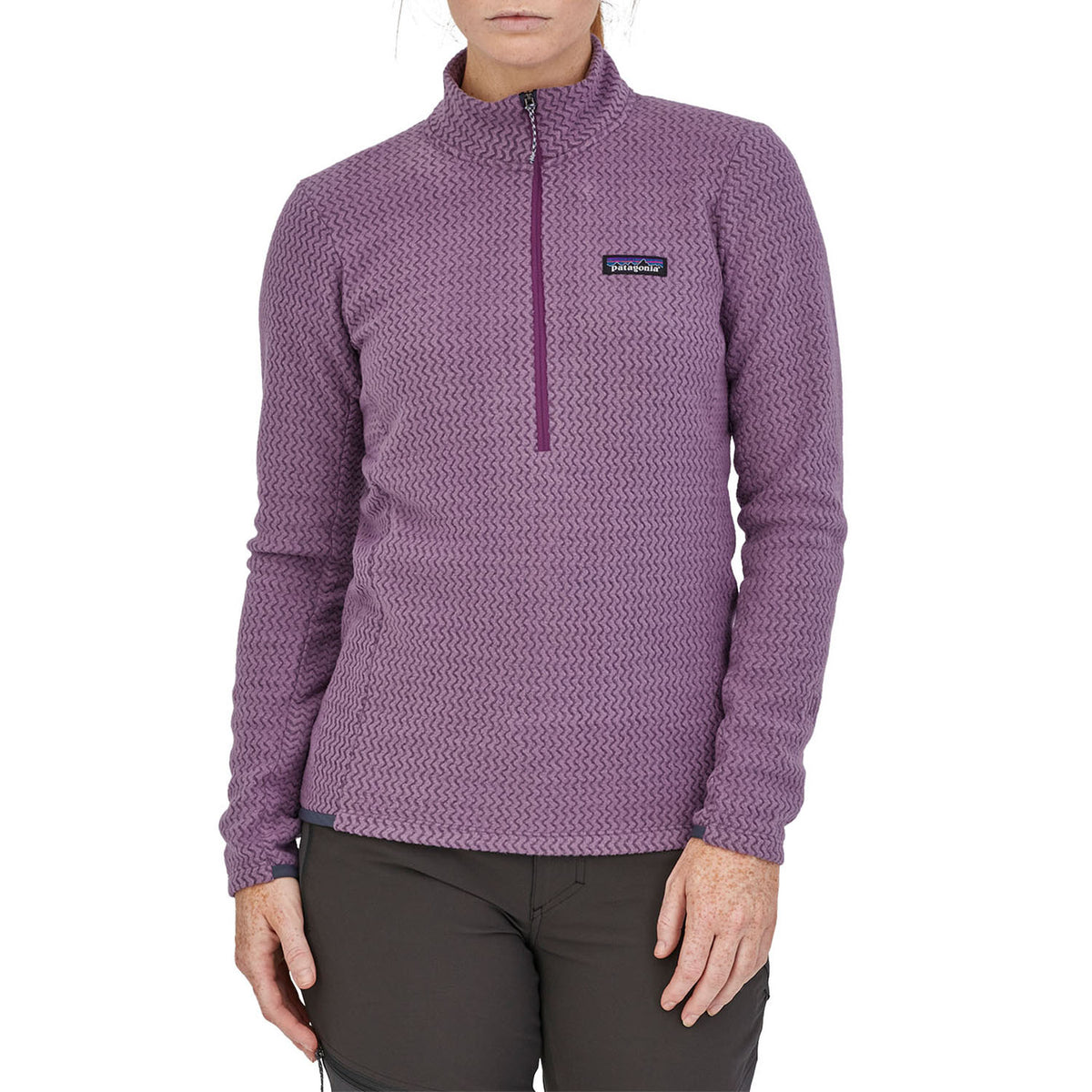 Patagonia R1 Air Zip Neck Top - Women's Hyssop Purple