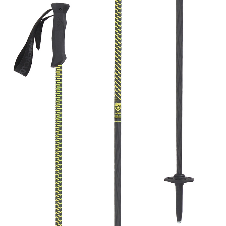 Black Crows Stans Ski Poles 2023 Black/Yellow