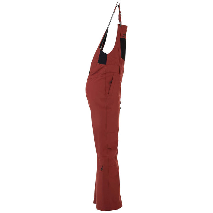 Spyder Terrain Bibs - Women's Dark Rose