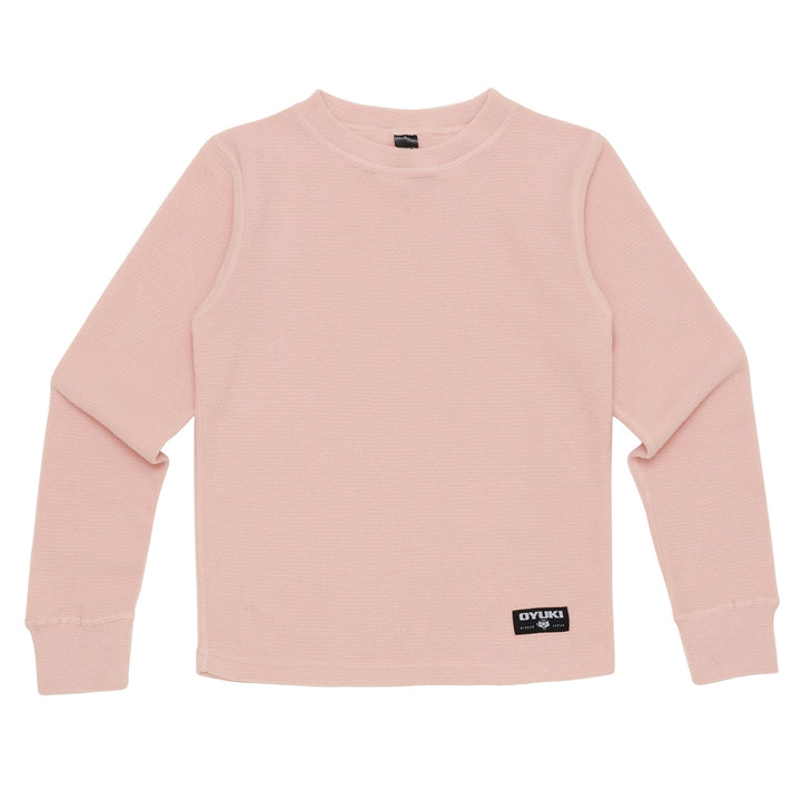 Oyuki Fleece Base Layer Set - Kids' Dusty Pink