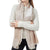 Tentree Organic Cotton Peaks Blanket Scarf - Women's Twig Brown/Silver Cloud Grey