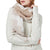 Tentree Organic Cotton Peaks Blanket Scarf - Women's Twig Brown/Silver Cloud Grey