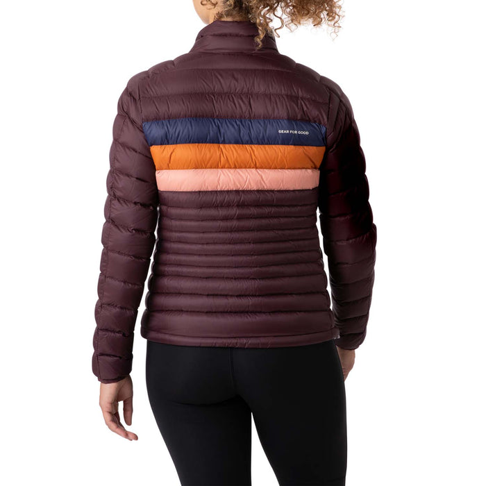 Cotopaxi Fuego Down Jacket - Women's Black Iris Stripes