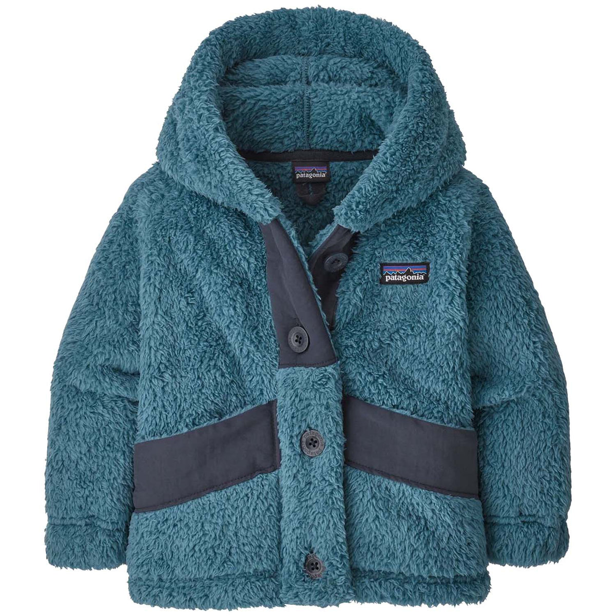 Patagonia Los Gatos Button-Up Hoodie - Toddlers' Abalone Blue