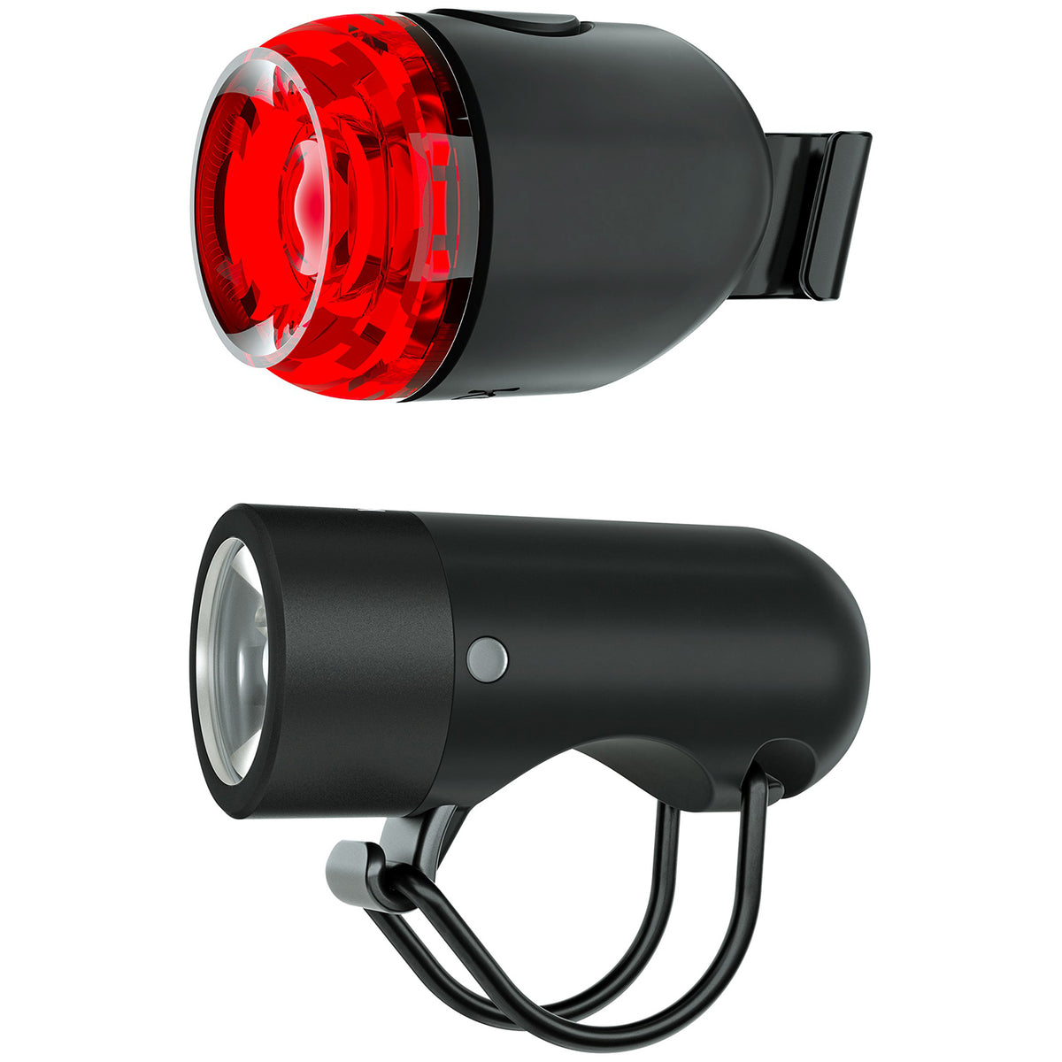 Knog Plug Twinpack Bike Light Set Black